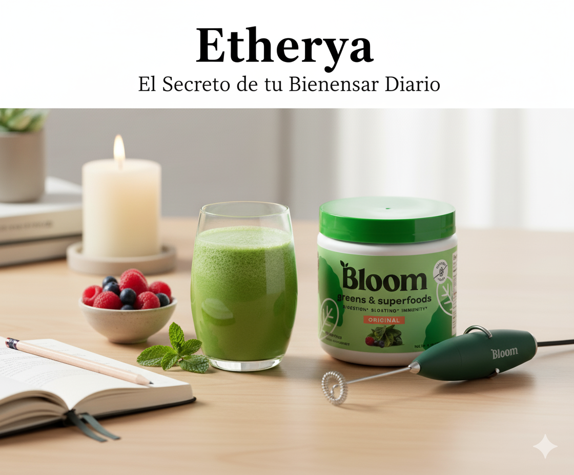 🌿 Bloom – Energía Natural y Bienestar en Cada Sorbo