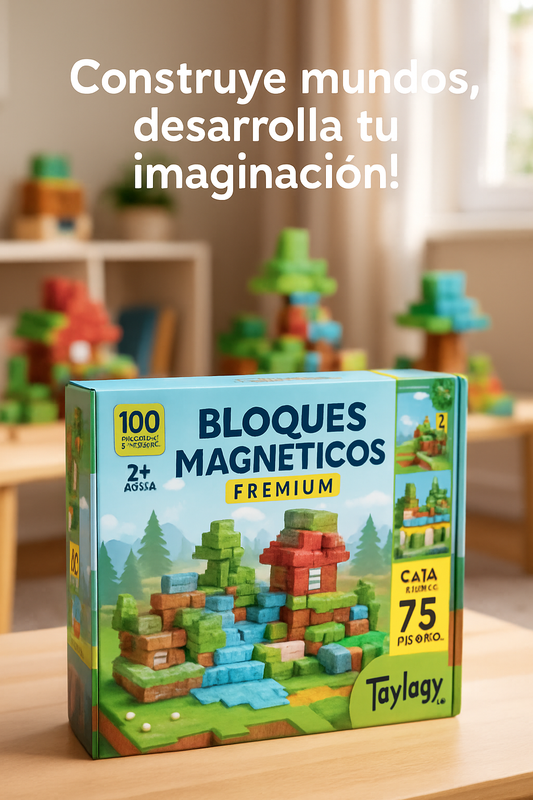 BLOQUES MANGNETICOS PREMIUM 75 PIEZAS ®
